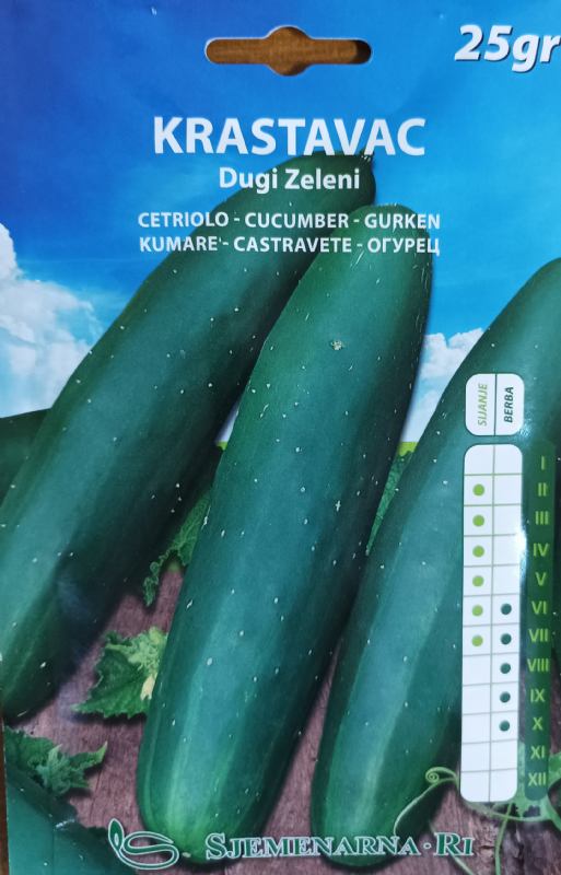 Cucumber seed vegetable packet, 25 gr.