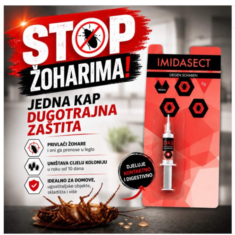 Gel za suzbijanje žohara 5g
